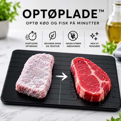 OptøPlade™ Optø kød og fisk på minutter