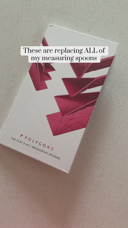 PolyMeasure™ – 3-i-1 Flade Måleskeer & Kopper (6 stk.)