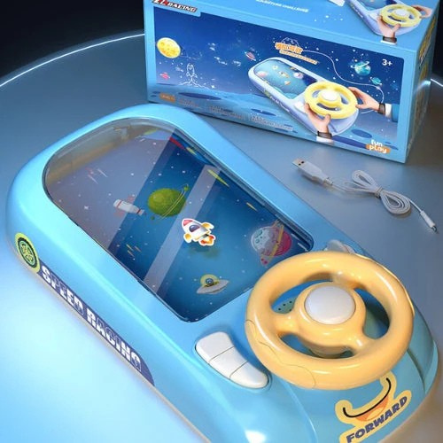 StyrMester™ – Rattesimulator til børn | Vælg mellem Rumskib eller Racerbil!