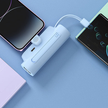 PocketBank™ – Dobbelt powerbank med indbygget kabel
