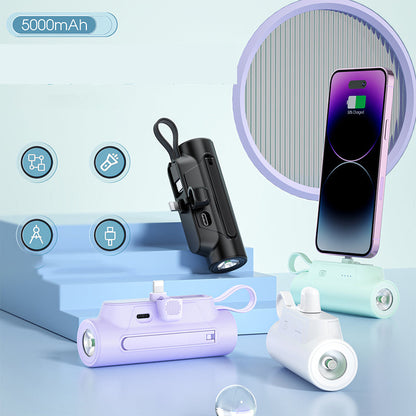 PocketBank™ – Dobbelt powerbank med indbygget kabel