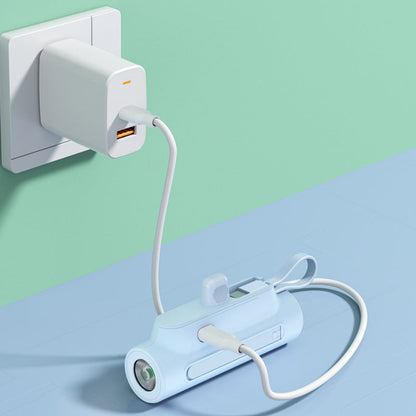 PocketBank™ – Dobbelt powerbank med indbygget kabel